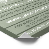 Tandem Fiets, Fietsclub Adverteren Poster (Hoek)