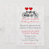 Tandem-fiets Kaart (Voorkant / Achterkant)