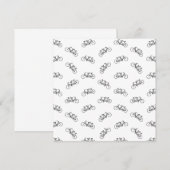  tandem-fiets met twee zetels - KLANTKLEUR Kaart (Voorkant / Achterkant)