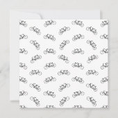 tandem-fiets met twee zetels - KLANTKLEUR Kaart (Voorkant)