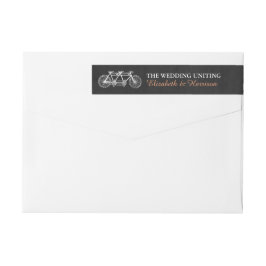Tandem-fiets op Chalkboard Weddenschap