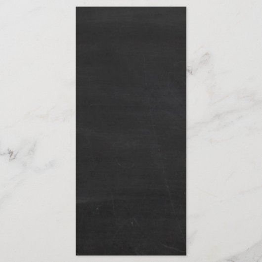 Tandem-fiets op het bord van het bruiloft menu (Achterkant)