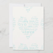 Tandem Fiets / Samen zijn we ÉÉN bruiloft Kaart (Achterkant)