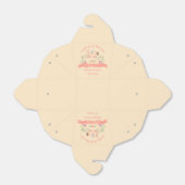 Tandem fiets, vogels en banner bruiloft dank u bedankdoosjes (Uitgevouwen)