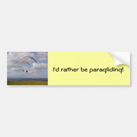 Tandem Gliding Bumpersticker (Voorkant)