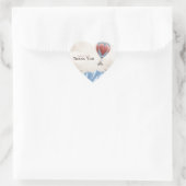 TANDEM LIEFDE DROOM Dank u bruiloft Sticker (Tas)