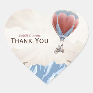 TANDEM LIEFDE DROOM Dank u bruiloft Sticker