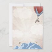 Tandem Love Dream Wedding Invite (filmstijl) Kaart (Achterkant)