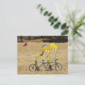 Tandem Snakes Briefkaart (Staand voorkant)