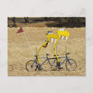 Tandem Snakes Briefkaart