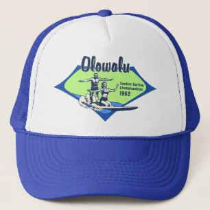 Tandem Surfen Hawaiian Trucker Hats Pet