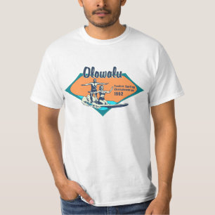 Tandem Surfing Hawaiian-jongens T-shirts