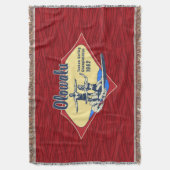 Tandem Surfing Hawaiian  Surf Design Deken (Voorkant Verticaal)