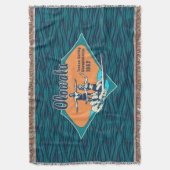 Tandem Surfing Hawaiian Surf Design Deken (Voorkant Verticaal)