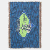 Tandem Surfing Hawaiian Surf Design Deken (Voorkant Verticaal)