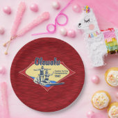 Tandem Surfing Hawaiian  Surf Design Papieren Bordje (Feest)