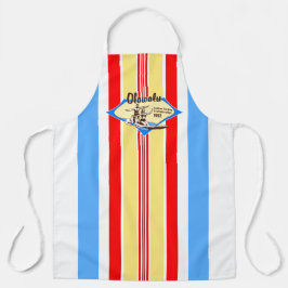 Tandem Surfing Hawaiian Surf Design - Rood Schort