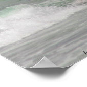 Tandem Surfing in Biarritz, Frankrijk Poster (Hoek)