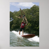 Tandem Surfing op Noosa 2009 Poster (Voorkant)