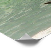 Tandem Surfing op Noosa Poster (Hoek)