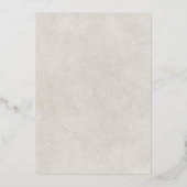 tandem wereldkaart bruiloft folie uitnodiging (Achterkant)