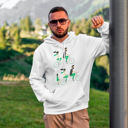 Tandem Wielrenners Hoodie