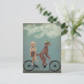 Tandemaand Briefkaart (Staand voorkant)