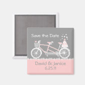 Tandemfiets Sla de datummagneet op Magneet (Voorkant / Achterkant)