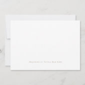 tandemfiets | Tweeling Baby shower Kaart (Achterkant)