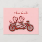 tandemliefde aankondigingskaart (Voorkant)