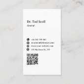 Tanden bleken Tandheelkundige zorg Tandheelkunde m Visitekaartje (Achterkant)