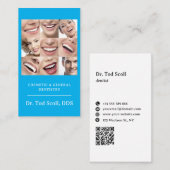 Tanden bleken Tandheelkundige zorg Tandheelkunde m Visitekaartje (Voorkant / Achterkant)