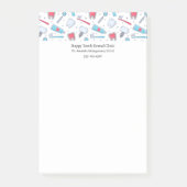 Tanden en gereedschap Tandartspatroon Tandarts Post-it® Notes (Voorkant)