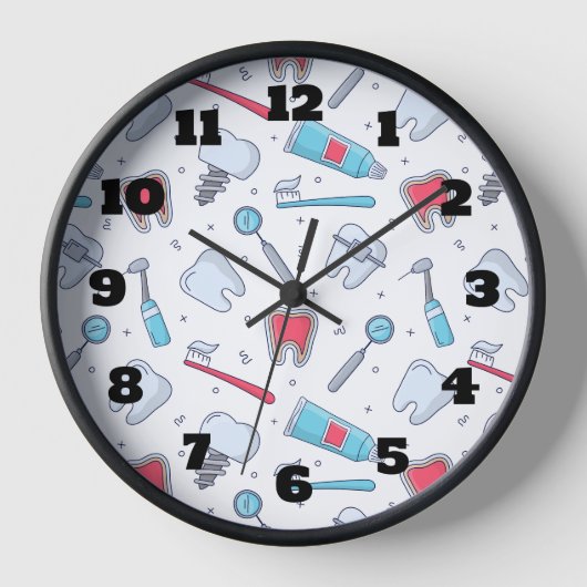 Tanden en gereedschap Tandheelkundig patroon (Voorkant)