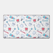 Tanden en gereedschap Tandheelkundig patroon Bureaumat (Voorkant)