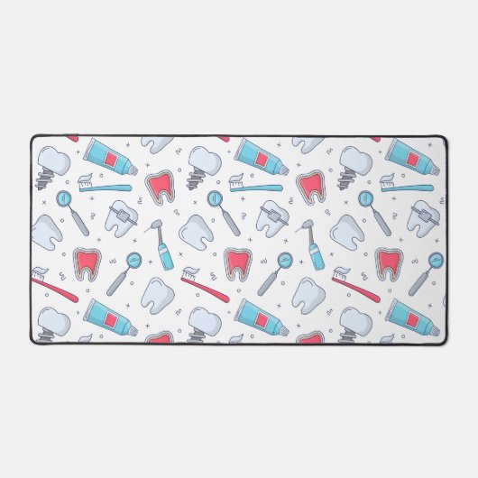 Tanden en gereedschap Tandheelkundig patroon Bureaumat (Voorkant)