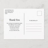 Tanden en Gereedschap Tandheelkundig Patroon Dank Briefkaart (Achterkant)