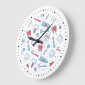 Tanden en gereedschap Tandheelkundig patroon Grote Klok (Hoek)