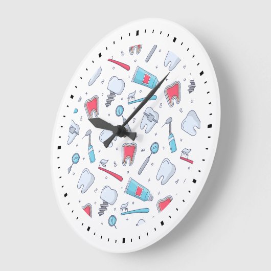 Tanden en gereedschap Tandheelkundig patroon Grote Klok (Hoek)