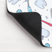 Tanden en gereedschap Tandheelkundig patroon Muismat (Hoek)