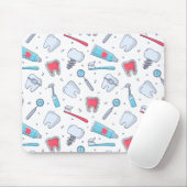 Tanden en gereedschap Tandheelkundig patroon Muismat (Met muis)