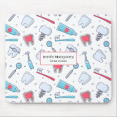 Tanden en gereedschap Tandheelkundig patroon Muismat (Voorkant)