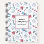 Tanden en gereedschap Tandheelkundig patroon Notitieboek (Voorkant)