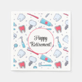 Tanden en Gereedschap Tandheelkundig Patroon Pensi Servet (Voorkant)