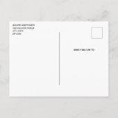 Tanden en Gereedschap Tandheelkundig Patroon Pensi Uitnodiging Briefkaart (Achterkant)