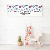 Tanden en hulpmiddelen Tandheelkundig Patroon Zake Spandoek (Insitu)