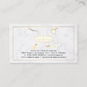 Tanden en tandheelkunde | Marmer Visitekaartje (Achterkant)