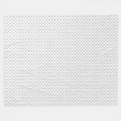 Tanden Fleece Deken (Voorkant (Horizontaal))