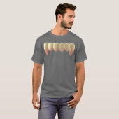 Tanden Halloween vrienden T-shirt (Voorkant volledig)