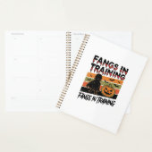 Tanden in Opleiding Grappig Vampier Halloween Shir Planner (Display)